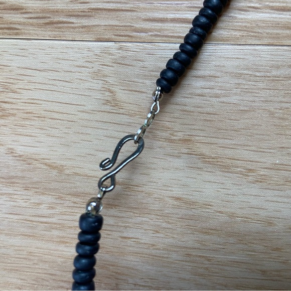 Chunky Carved Wooden Rhino Rhinoceros African Safari Statement Bead Necklace - Picture 7 of 10